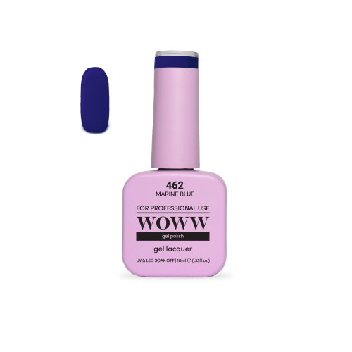 Ημιμόνιμο Βερνίκι New Woww Cosmetics 10ml Marine Blue - 462